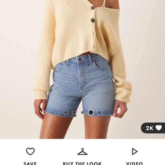 Wrangler Cowboy Denim Shorts 5” - Picture 2 of 2